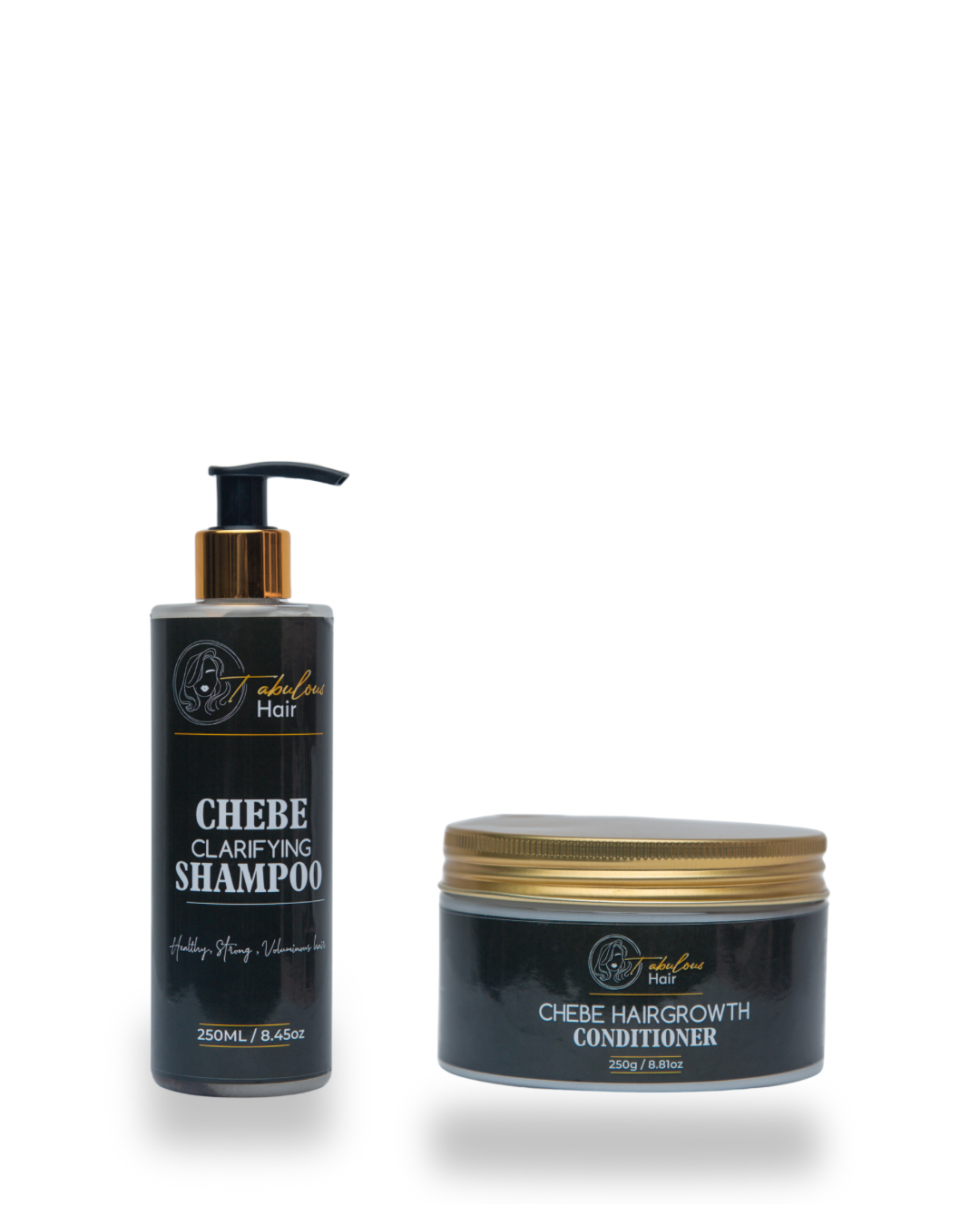 Chebe Hair Strength & Growth Duo – Clarifying Shampoo & Conditioner Set