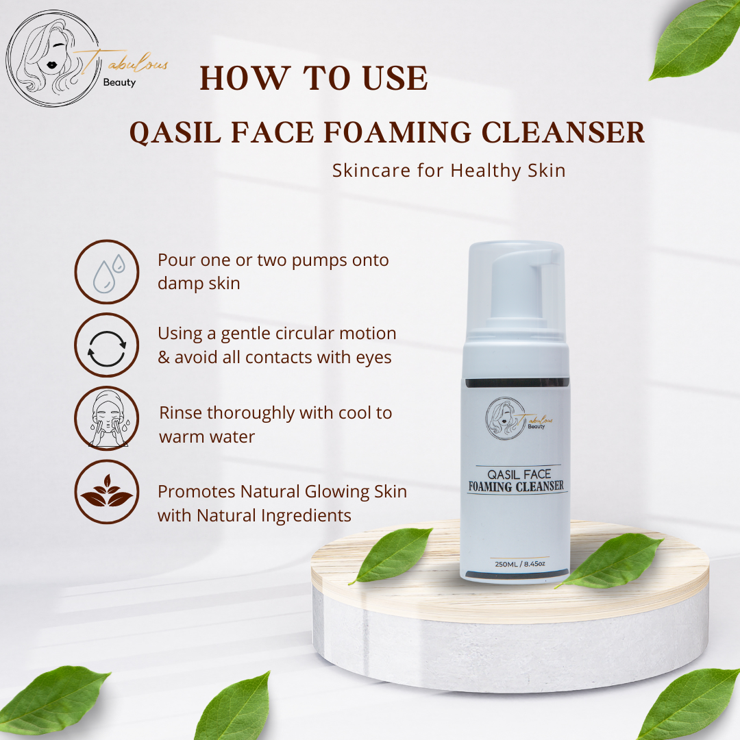 Qasil Foam Cleanser 🌿💦